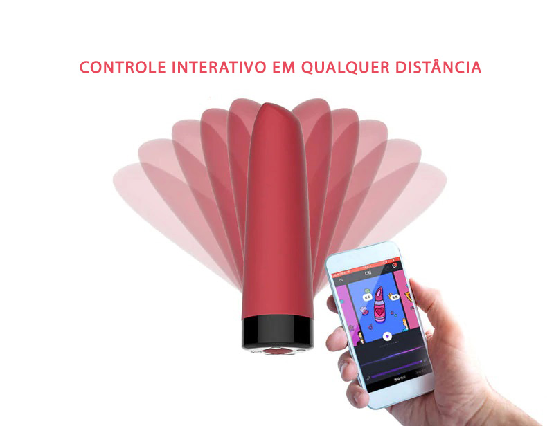 Vibrador Bullet Recarregável via USB com Controle por APP Awaken 9,5 x 2,4cm Pink | Foto 05 Vibrador Bullet Recarregável via USB com Controle por APP Awaken 9,5 x 2,4cm Pink | Foto 05