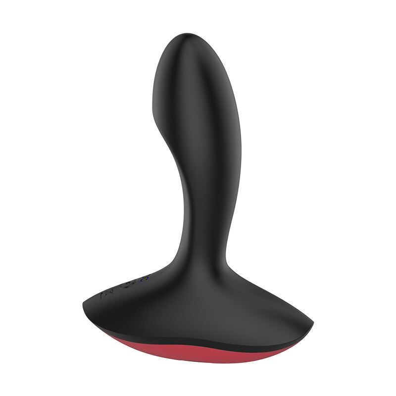 Plug Anal com Vibrador Recarreg�vel via USB com Controle por APP Solstice Preto | Foto 04