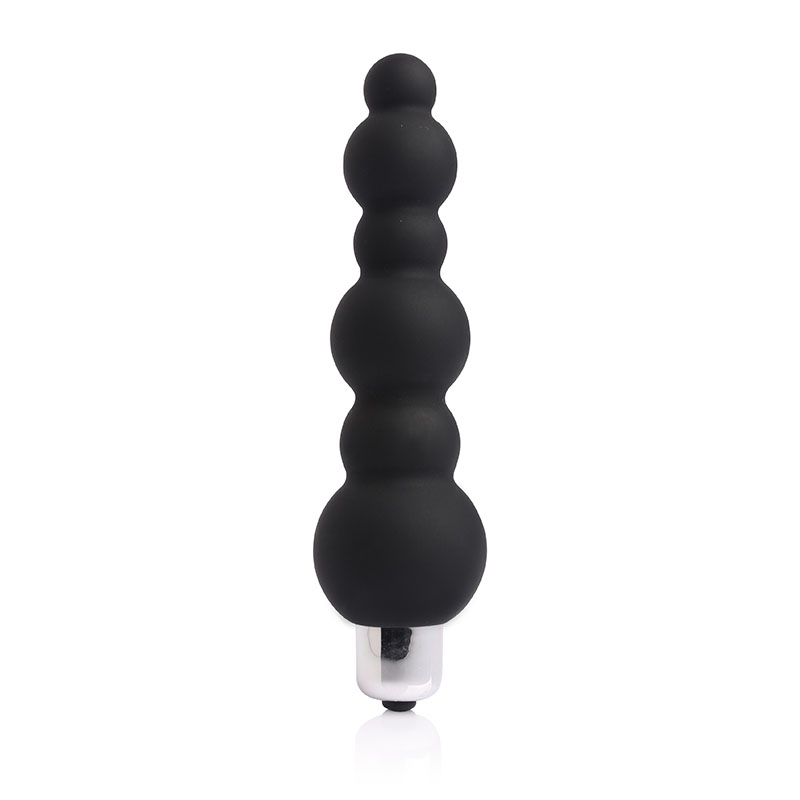 Plug Anal Anatômico com Vibrador e 3 Delimitadores de Profundidade H1 Preto | Foto 02 Plug Anal Anatômico com Vibrador e 3 Delimitadores de Profundidade H1 Preto | Foto 02