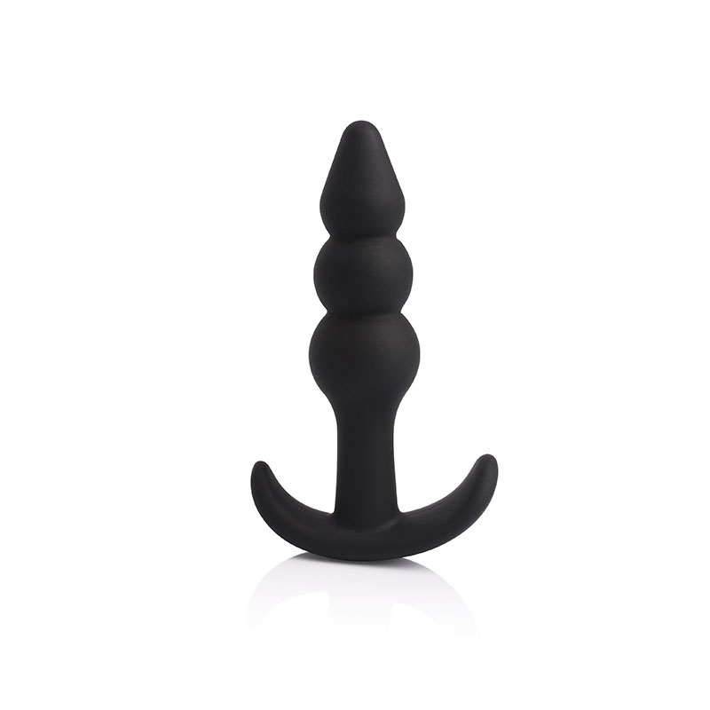 Plug Anal em Silicone com Formato Anatômico 2,5 x 9,3cm H2 Preto | Foto 02 Plug Anal em Silicone com Formato Anatômico 2,5 x 9,3cm H2 Preto | Foto 02