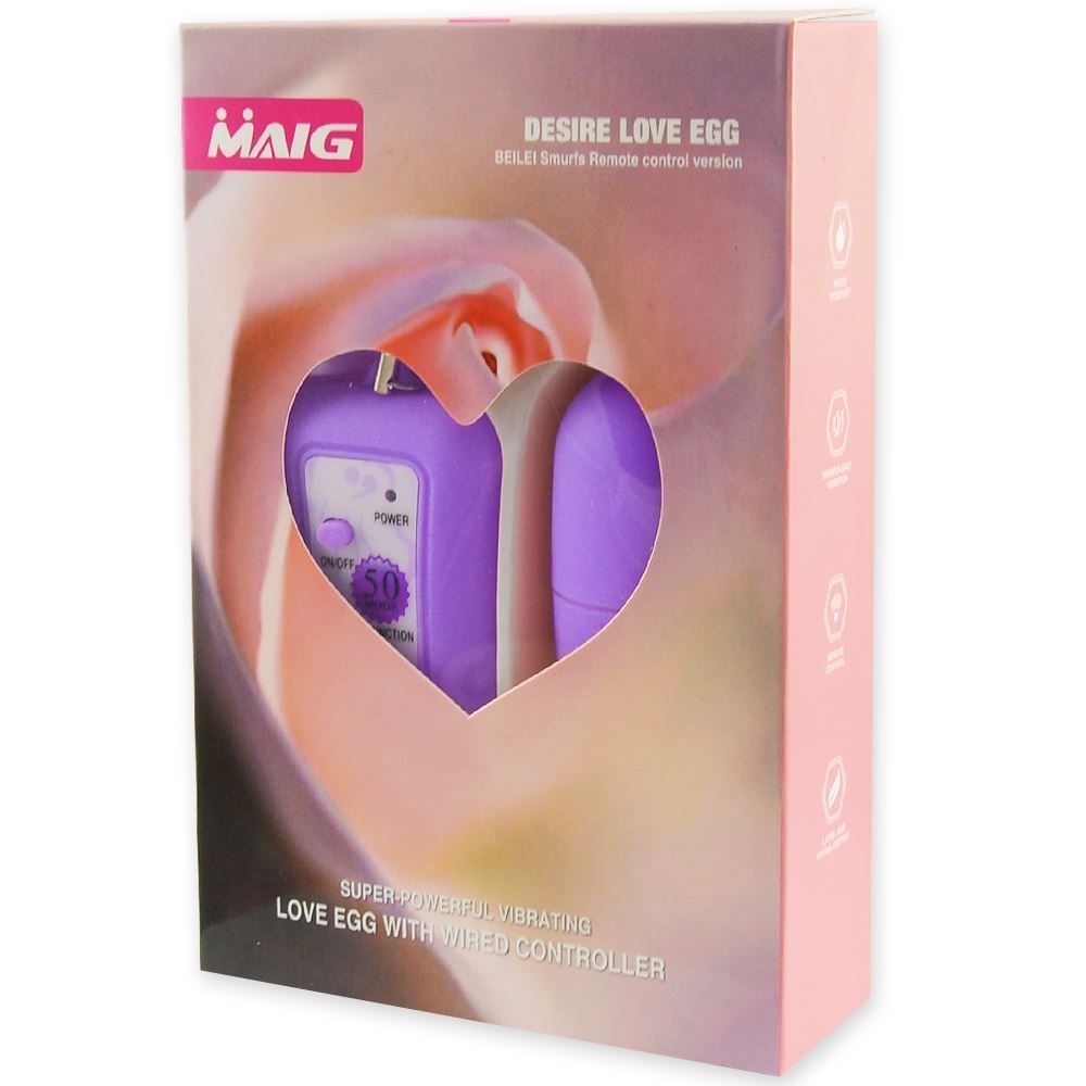 Vibrador Bullet em ABS com Controle com Fio e 38 Vibrações Roxo | Foto 03