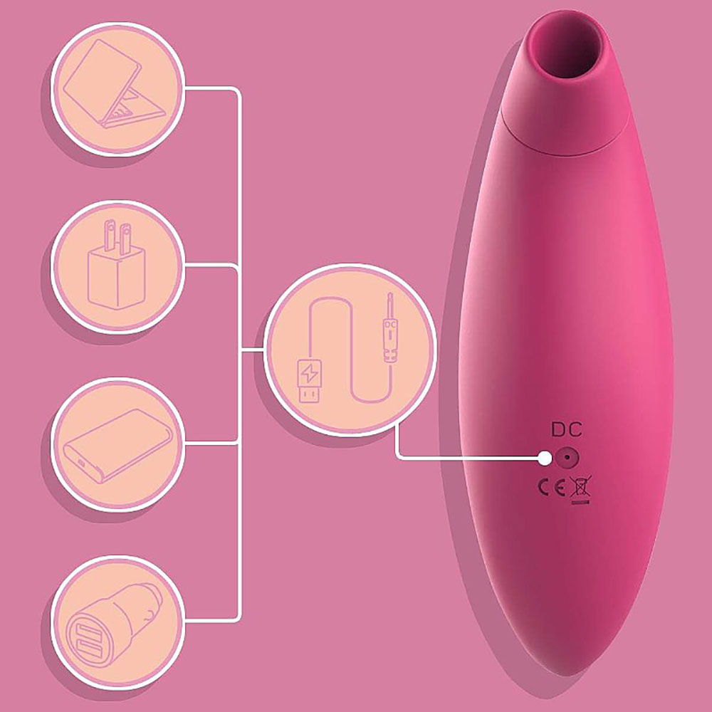 Vibrador para Clitóris Recarregável em Silicone com 9 Vibrações Femuto Pink | Foto 06