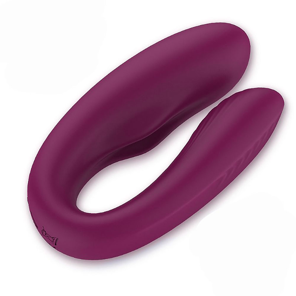 Vibrador para Casal Recarregável em Silicone com 9 Vibrações Viviana Pink | Foto 01