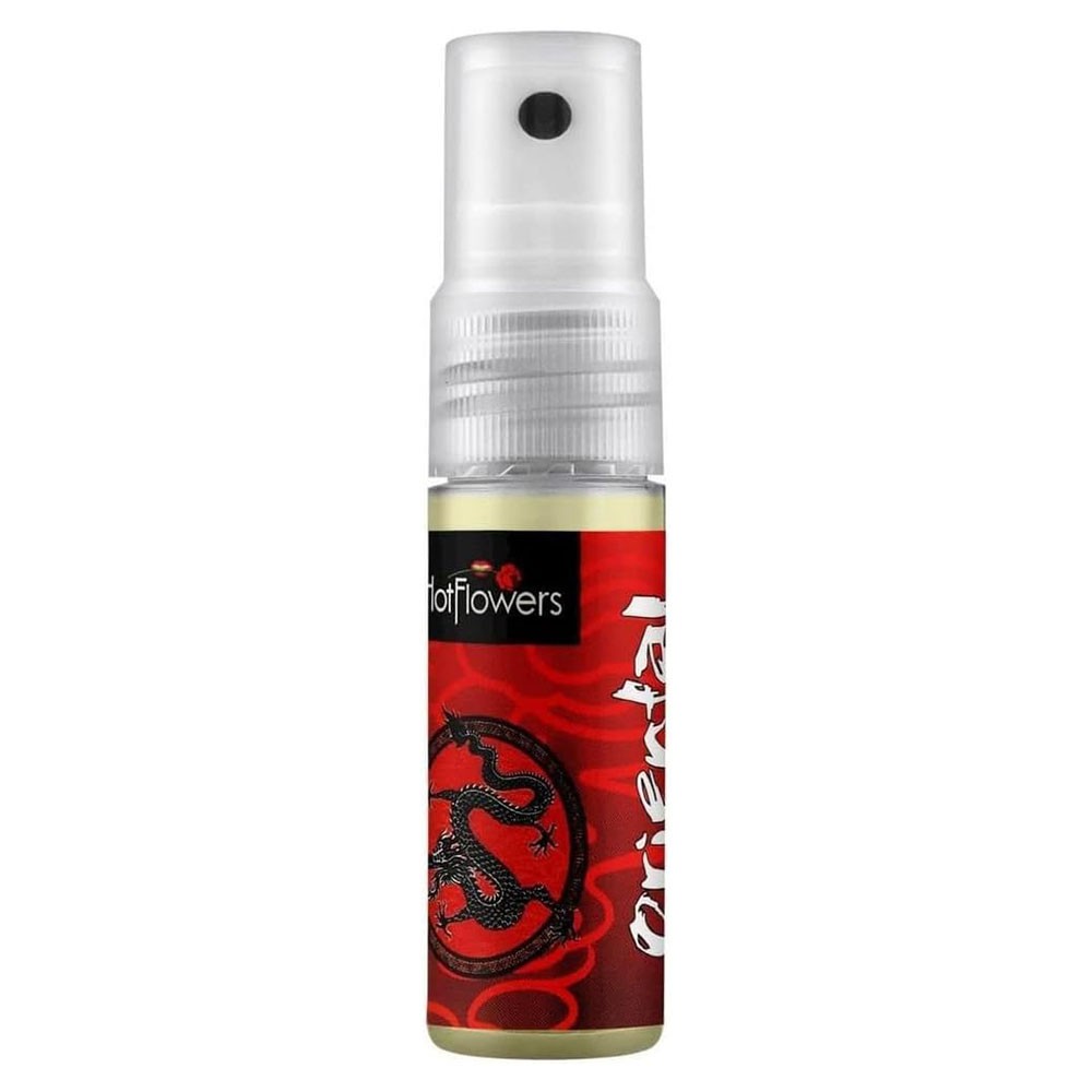 Excitante em spray Oriental com embalagem de 12ml