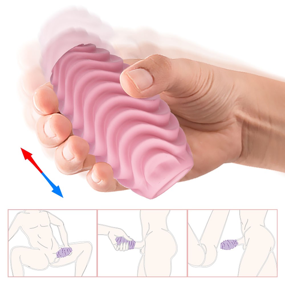 Masturbador Masculino em Silicone Passionate com vis�o interna das bolinhas e relevos que estimulam o p�nis