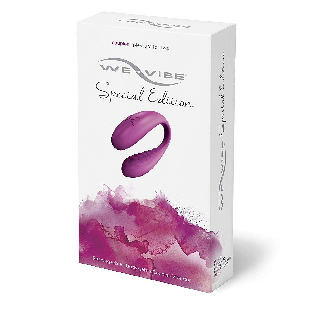Vibrador para Casal We-Vibe Especial Vinho com embalagem especial