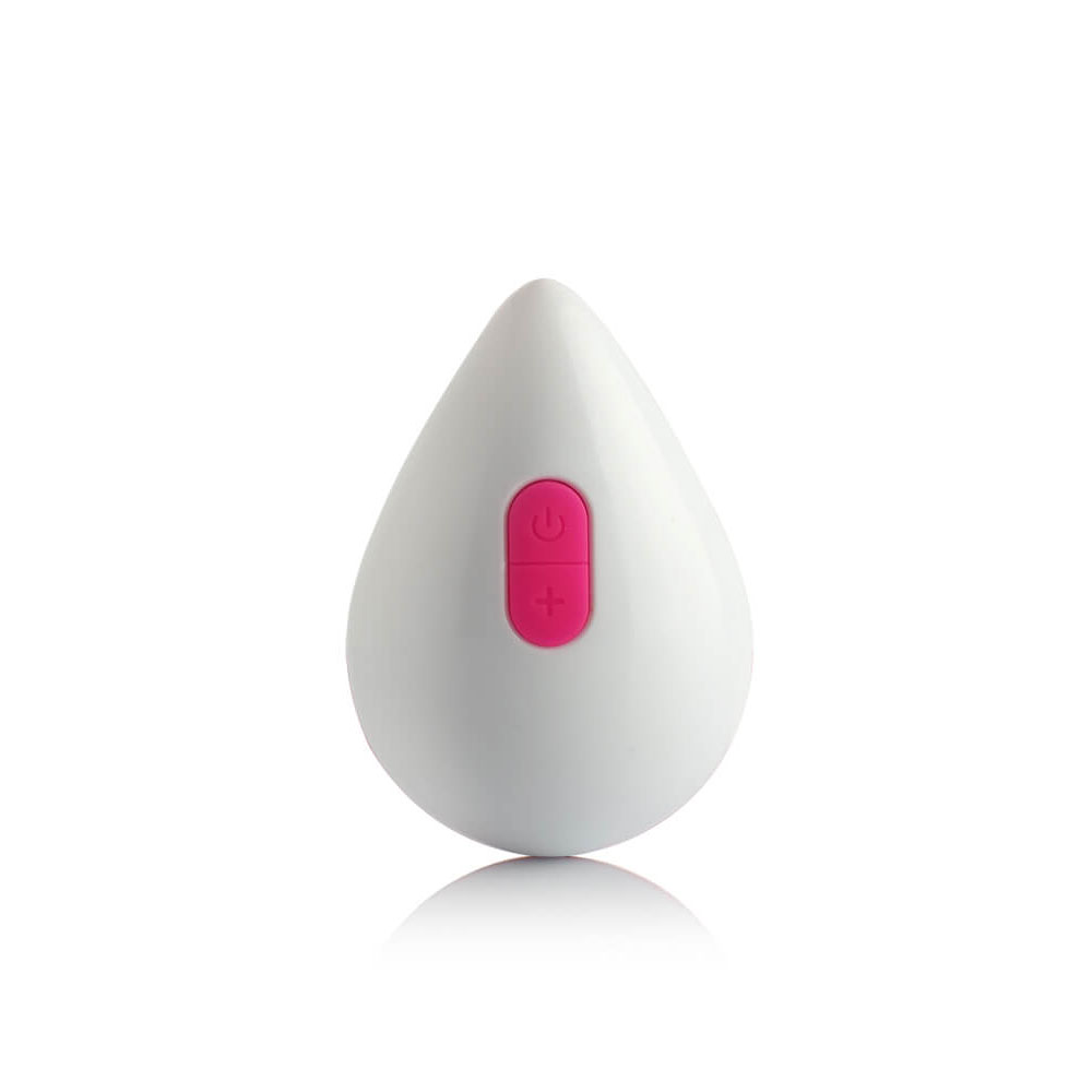 Controle remoto do Vibrador Bullet Recarreg�vel em Silicone com 10 Vibra��es Controle sem Fio WE Pink em destaque