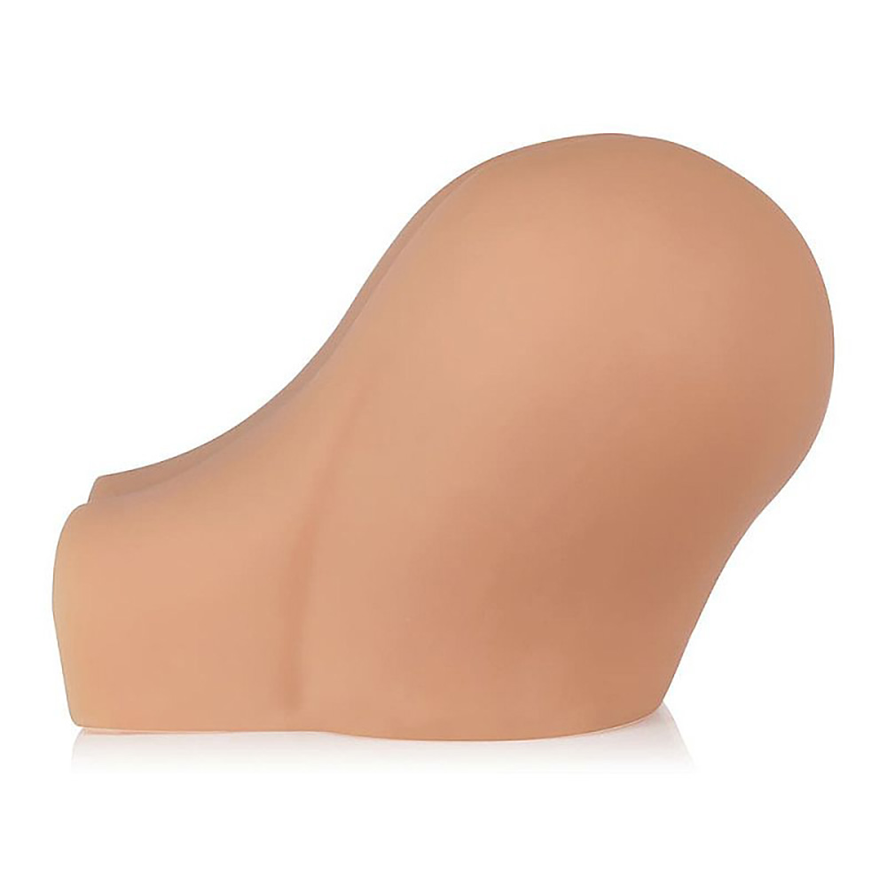 Masturbador Vagina em forma de bunda Amazon Hot: vista lateral com abertura vaginal e detalhes anat�micos