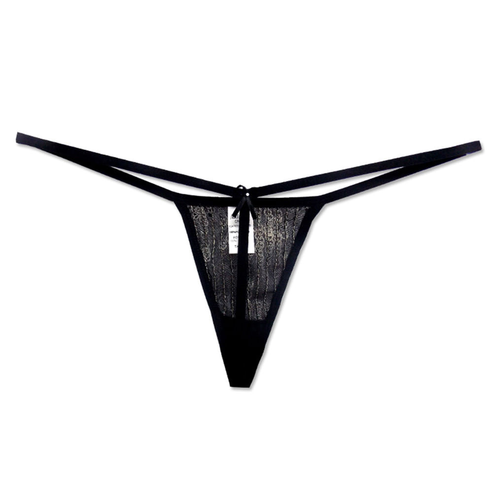Calcinha Fio Dental Sexy com Paet�s | Close no tapa sexo frontal de paet�s, destacando o brilho e a textura