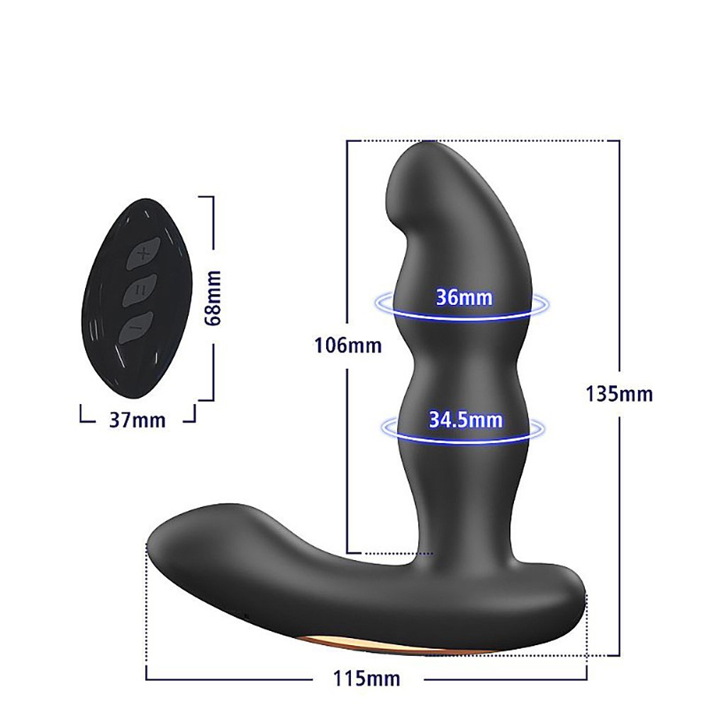close na ponta anat�mica do plug anal de metal para inser��o gradual segura e confort�vel