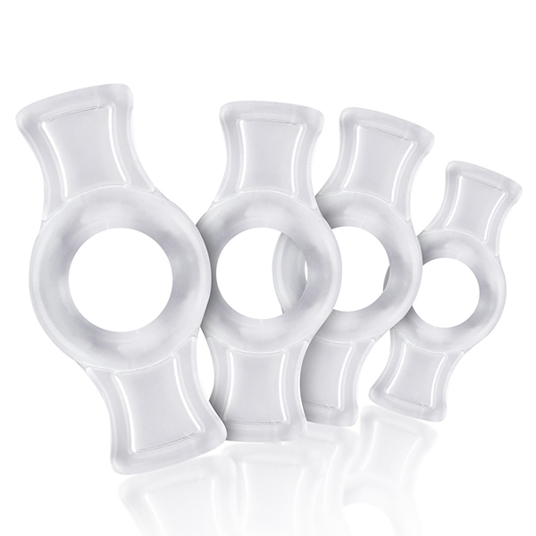 Bomba Peniana Pro Solution Energy Pump Transparente com an�is de veda��o em detalhe