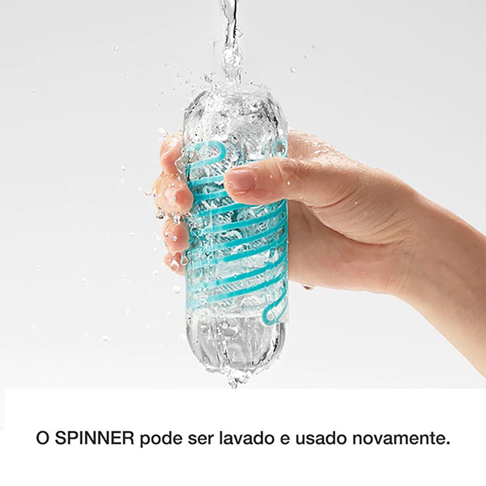 Masturbador Tenga Spinner 04 Pixel Verde | Embalagem e produto