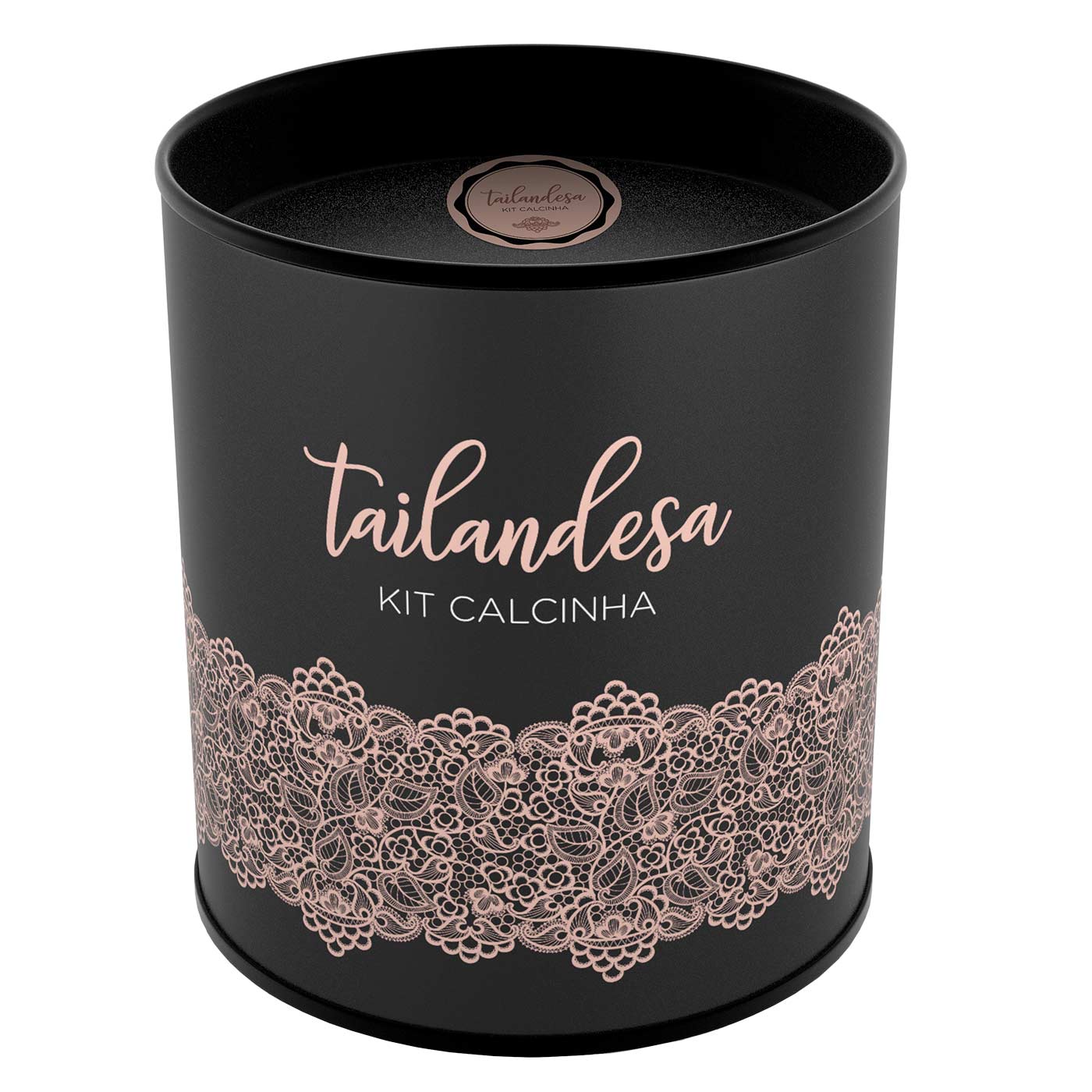 Kit Calcinha Tailandesa Fio Dental Sexy P�rola Branca completo com caixa especial, calcinha, m�scara, gel e manual de uso