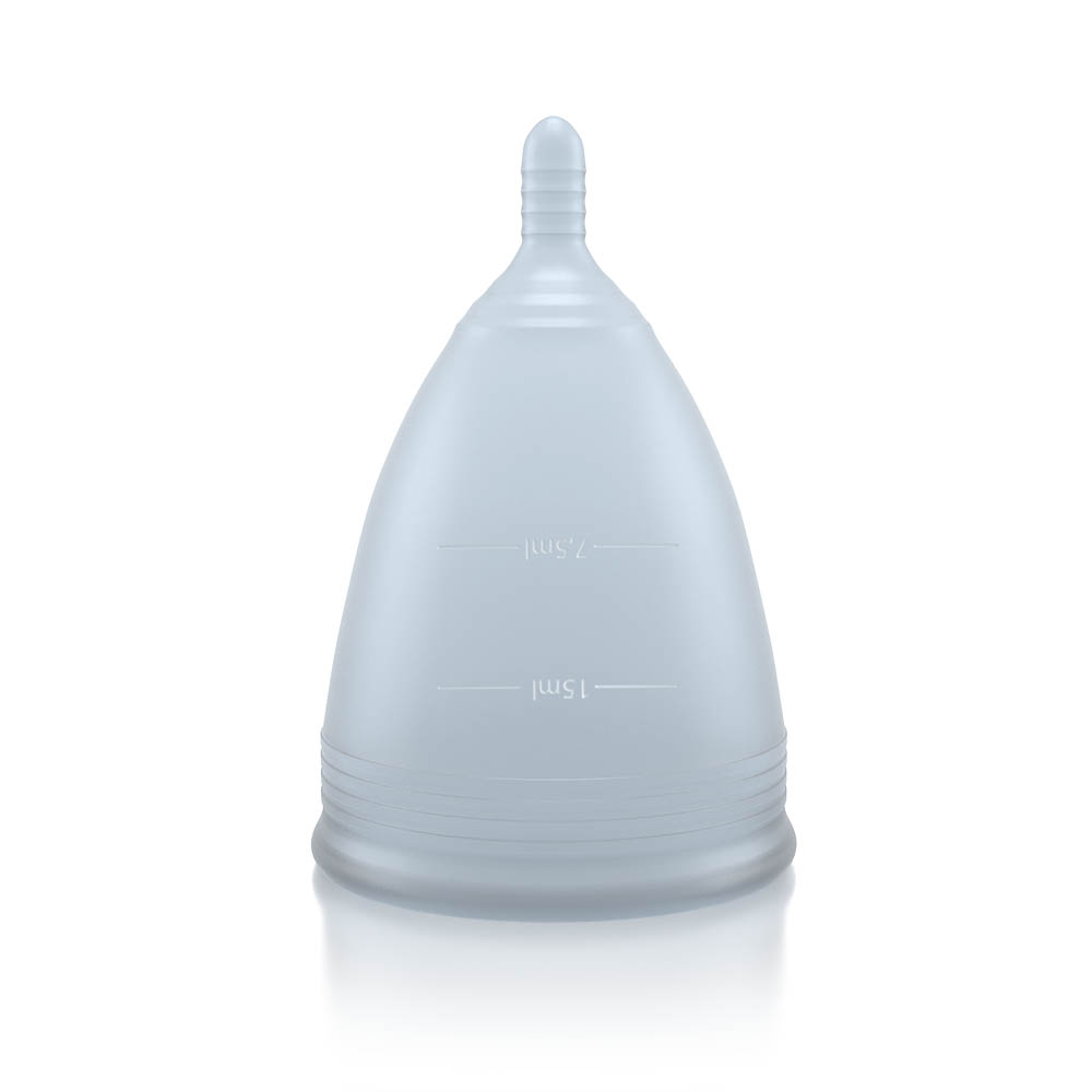 Coletor Menstrual Feminist Modelo A 28ml em vis�o frontal