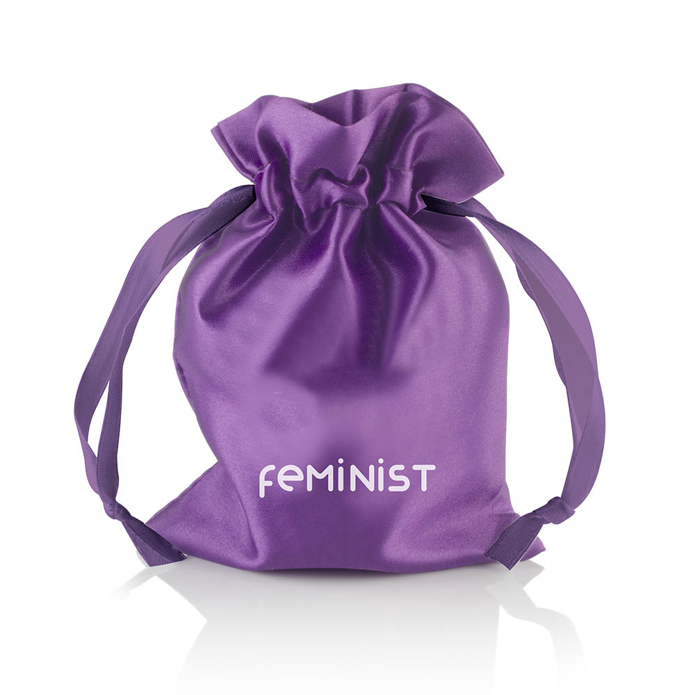 Kit Coletor Menstrual Feminist Modelo A 28ml com caixa, coletor, bolsa de armazenamento e manual