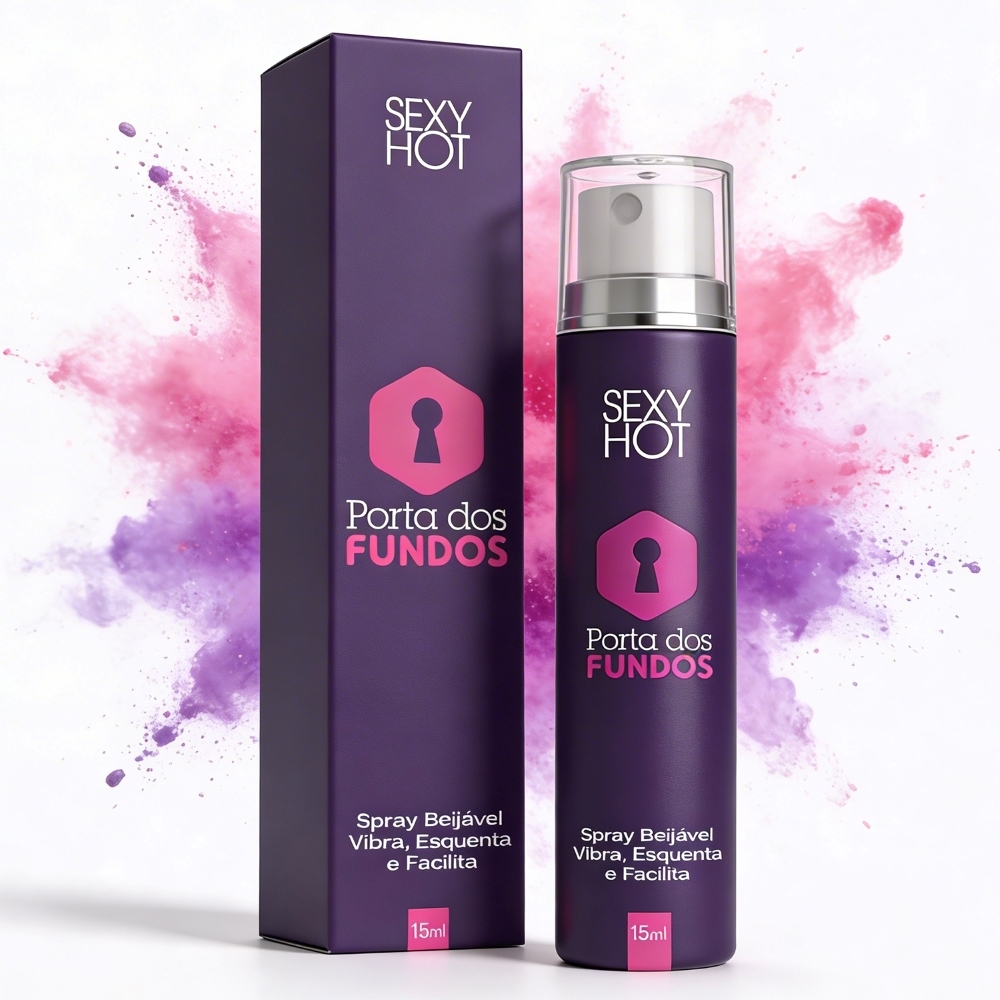 Gel para Sexo Anal Eletrizante Beij�vel Porta Dos Fundos, embalagem e frasco do produto com fundo colorido.