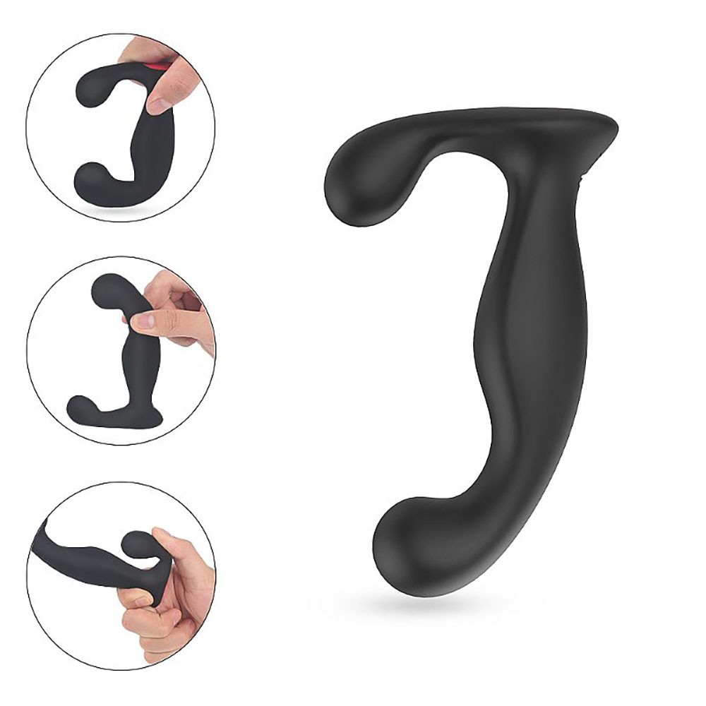 Ilustra��o de como o Estimulador de Pr�stata Jelly Preto alcan�a o ponto P