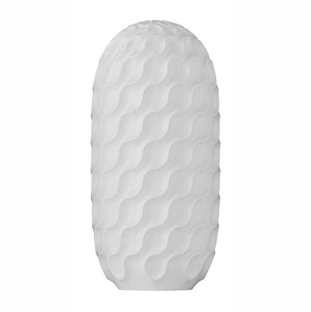 Vista externa do Masturbador Venus-X Whirl Mystery, mostrando a superf�cie com ondula��es discretas