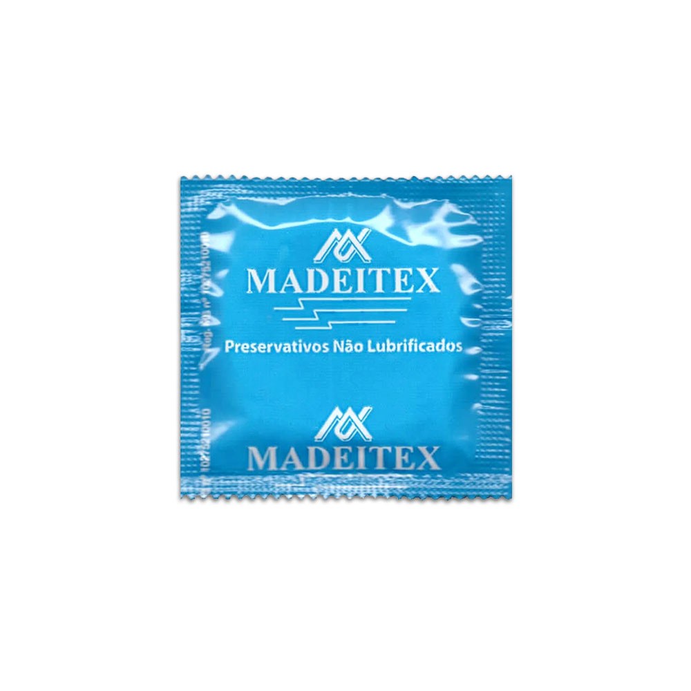 Preservativo Madeitex N�o Lubrificado com 3 Unidades | Embalagem individual do preservativo