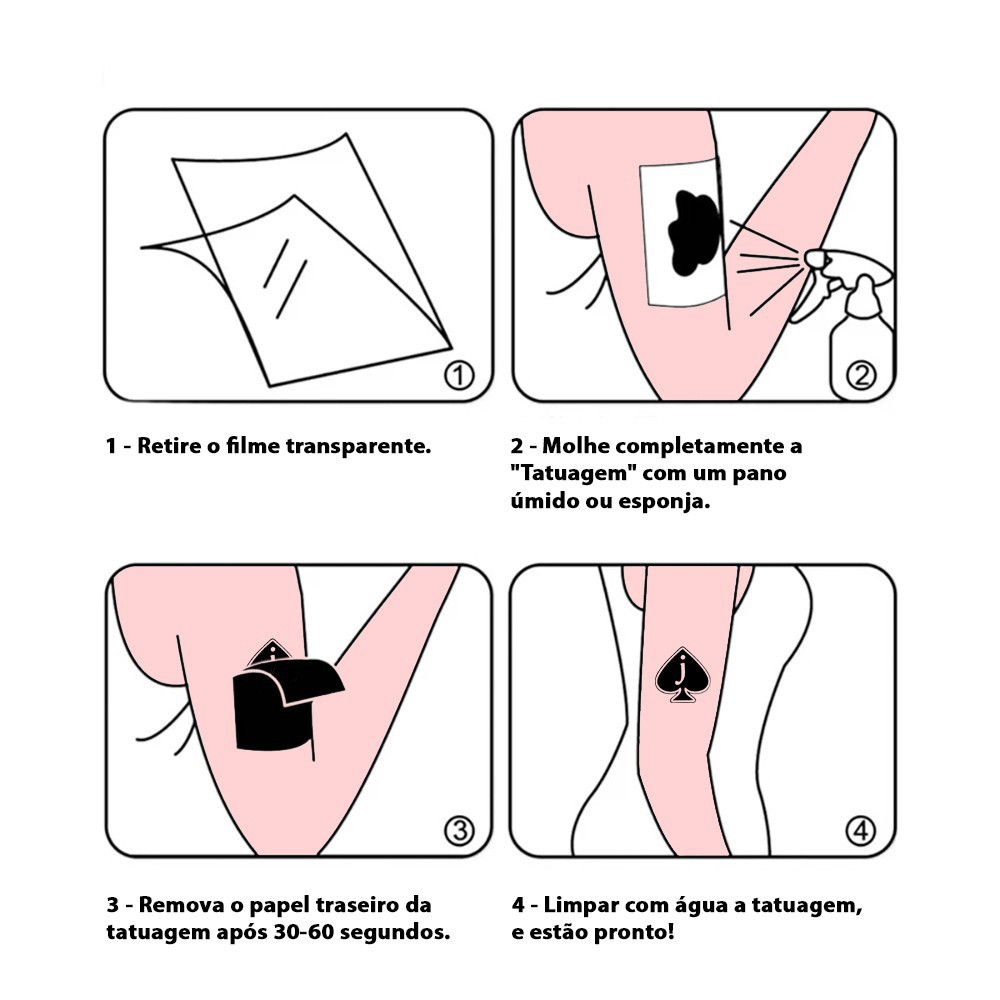 Ilustra��o da tatuagem tempor�ria 'I mouth CUM' com letras em preto e a boca vermelha, escorrendo, isolada em fundo branco