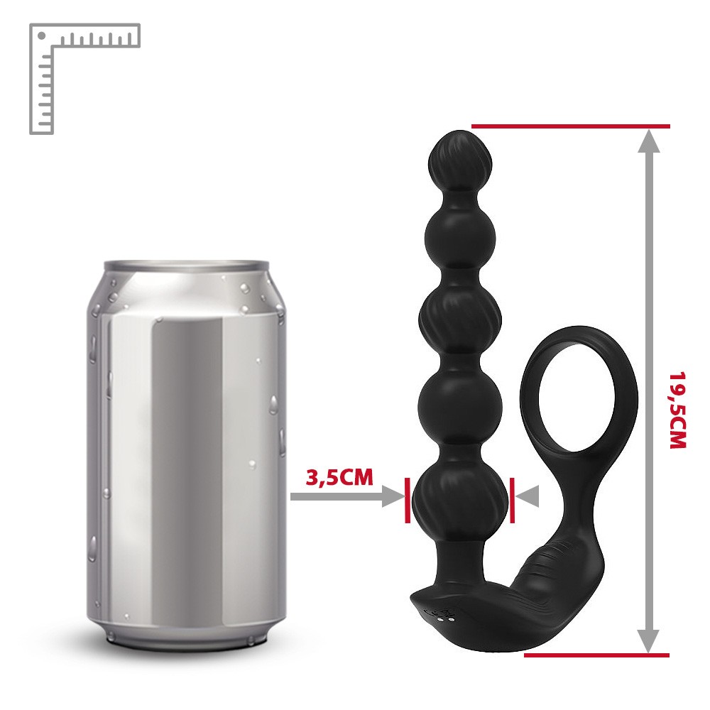 close na ponta anat�mica do plug anal de metal para inser��o gradual segura e confort�vel