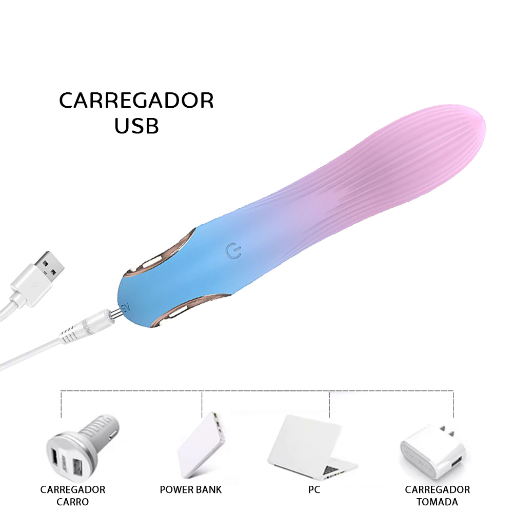 Vibrador Ponto G Shiv Lil�s em vista inclinada, com selo de '� prova de respingos'