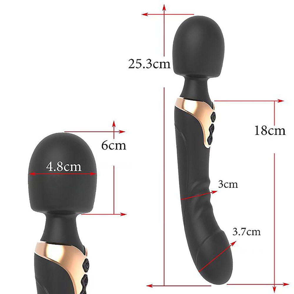Vista superior da caixa de presente do Massageador Er�tico Recarreg�vel, ideal para presentear