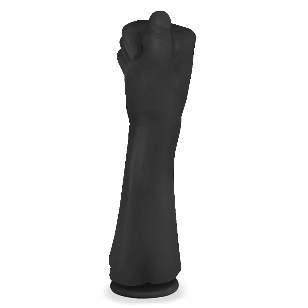 Penetrador para Pr�tica de Fisting Real�stico Hand Fist Power 23 x 7,8cm Bege vista lateral