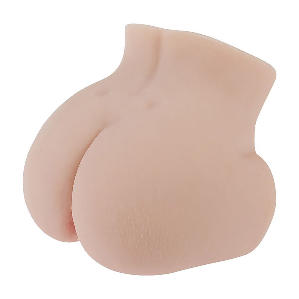 Masturbador Vagina e �nus com Formato de Bumbum em Cyberskin Bone II Bege, vista superior da parte de tr�s do bumbum