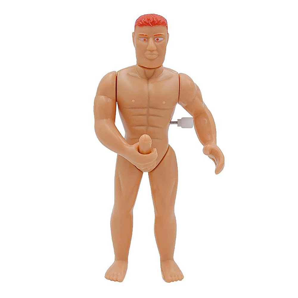 Boneco Macho Man � Corda em vista frontal com a corda de dar movimento aparente no bra�o