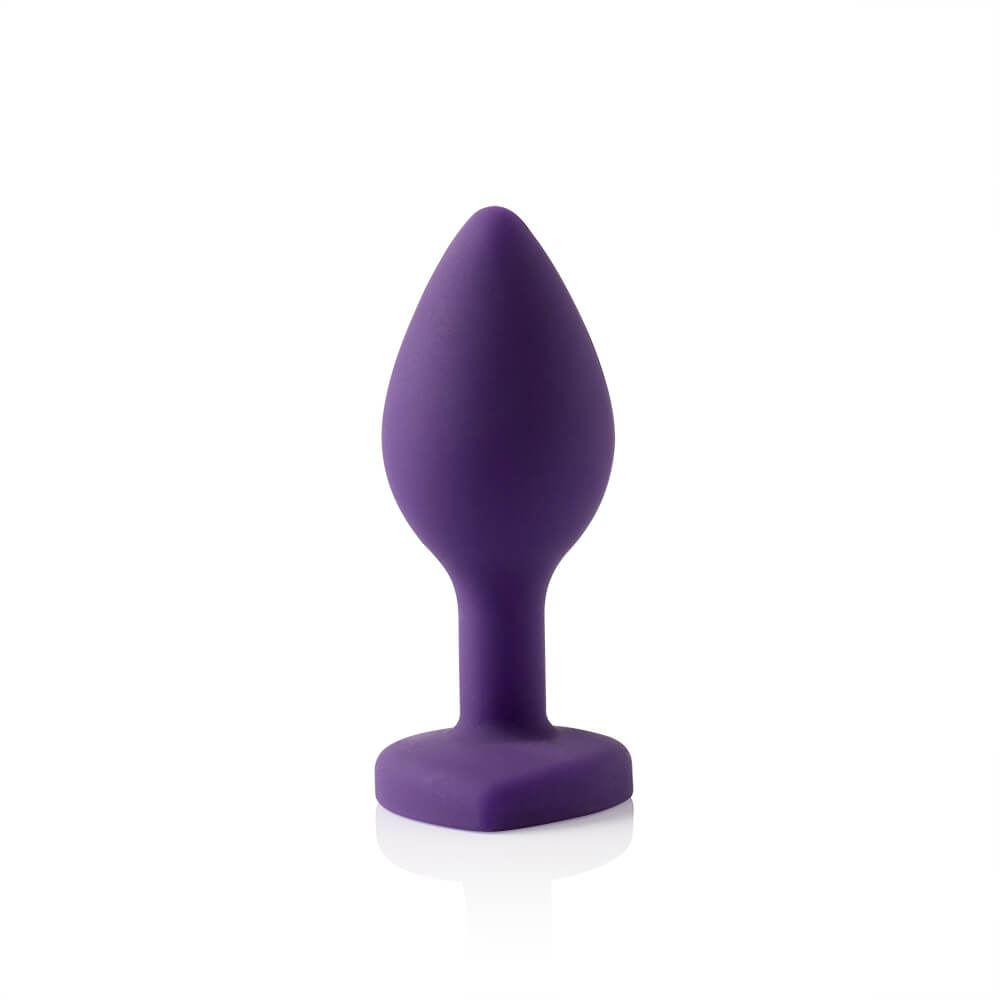 detalhe do material em silicone do Plug Anal Joia Ben Lil�s mostrando textura macia e acabamento de alta qualidade