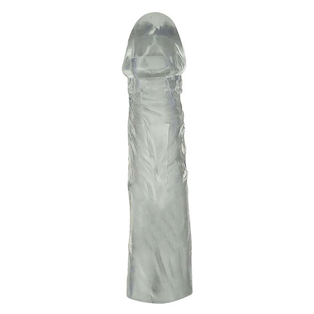 Capa Peniana sem Vibrador em Jelly 15,5 x 3,3cm Fum� | Foto 02