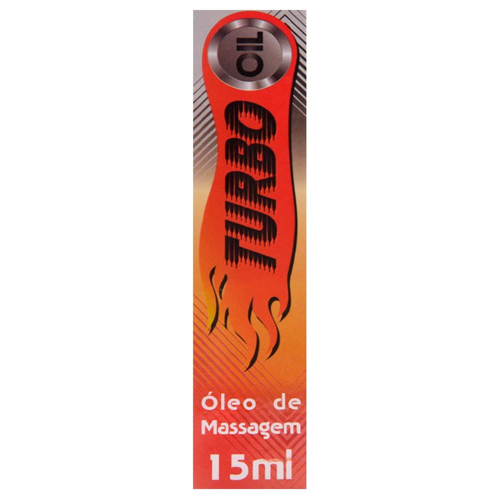 Turbo Oil Spray �leo Para Massagem 15ml - Vis�o da embalagem do produto com o r�tulo em destaque