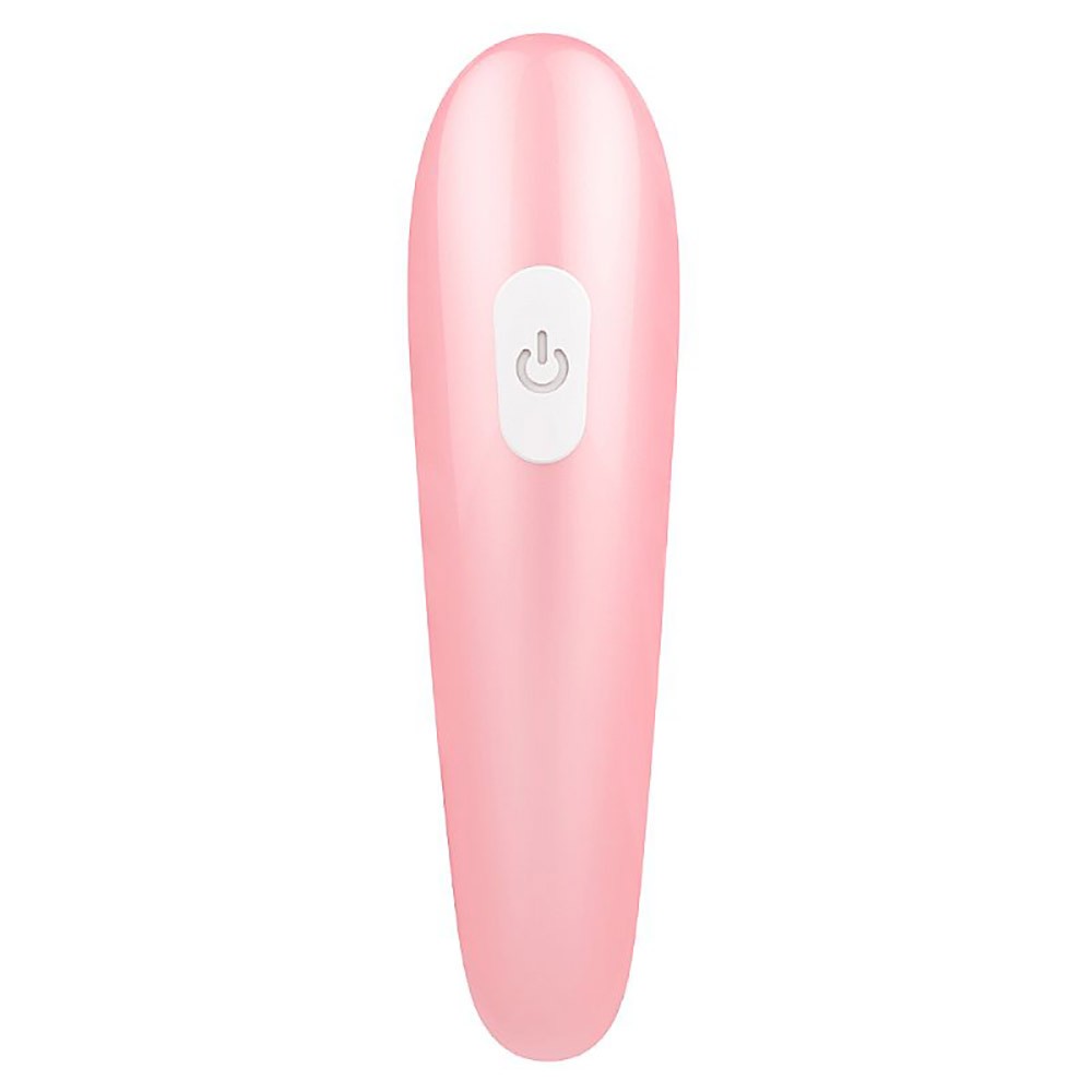 Sugador de Clit�ris Screaming Pro Rosa - Vista traseira com bot�o de controle