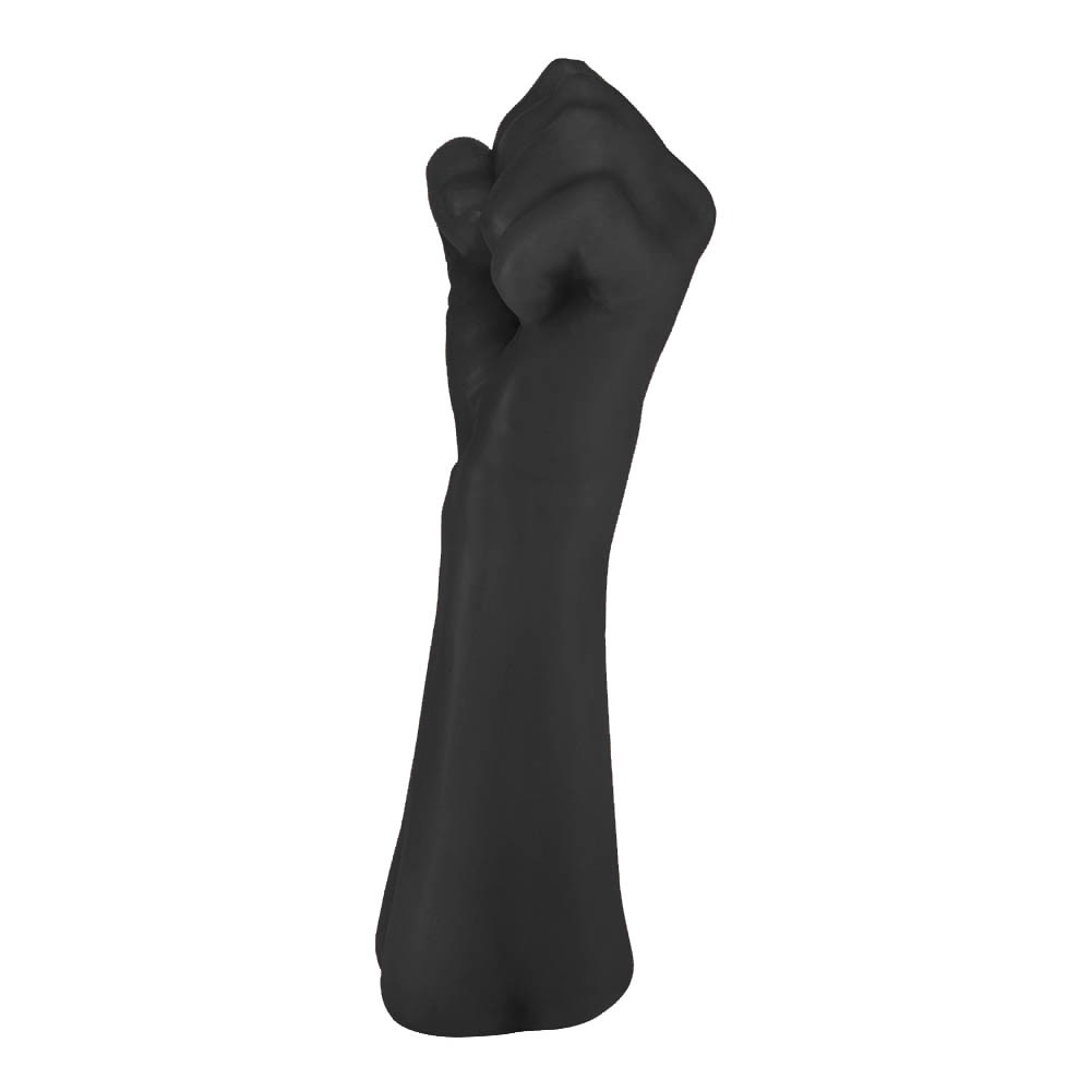 Penetrador Hand Fist Punho realista, vista lateral esquerda inclinada