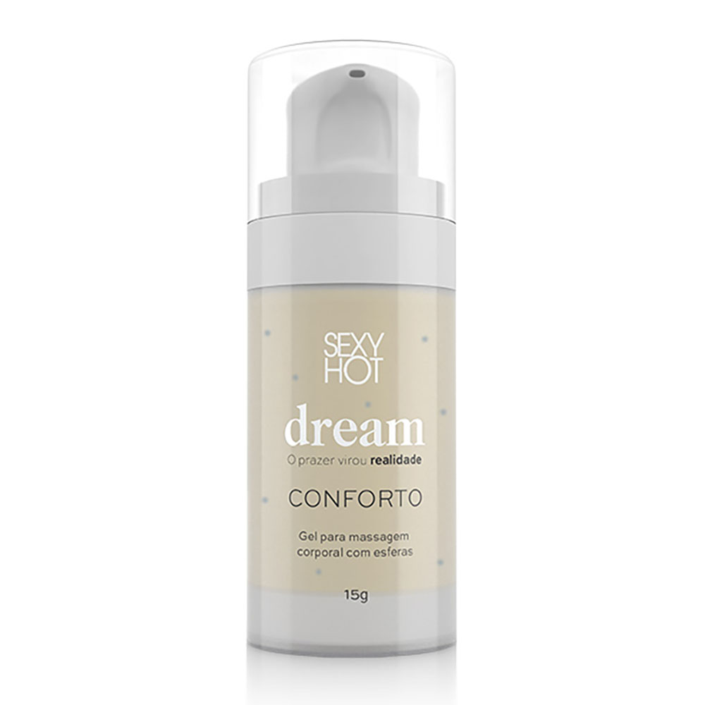 Gel para Sexo Anal Dream Gel com Microc�psulas, frasco do produto em close