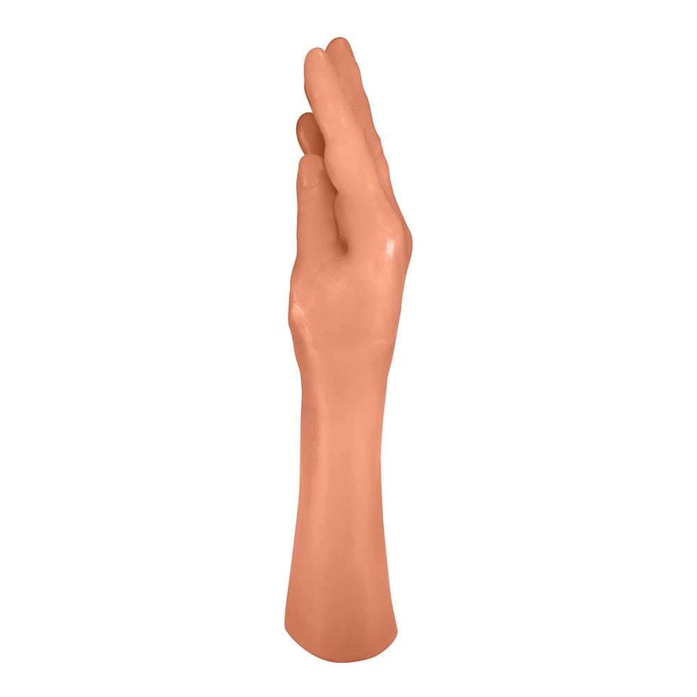 M�o Real�stica para Fisting vista de perfil, evidenciando a base do pulso
