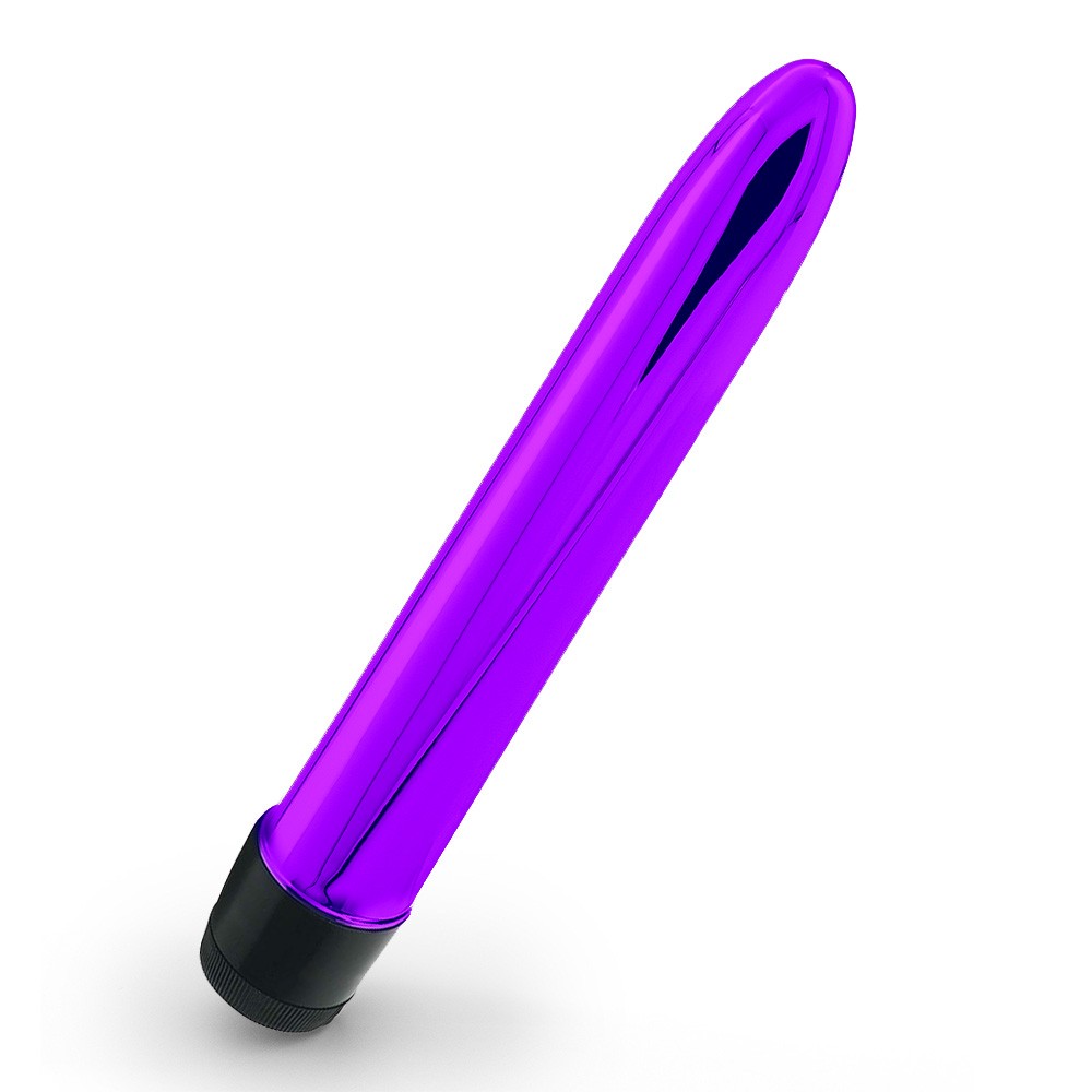 Vibrador Personal Roxo em ABS Multivelocidade, vista em �ngulo