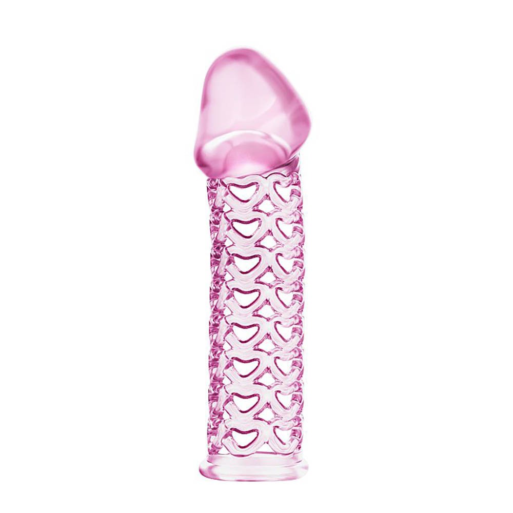 Capa Peniana sem Vibrador em Jelly 13 x 2,5cm Rosa | Foto 02