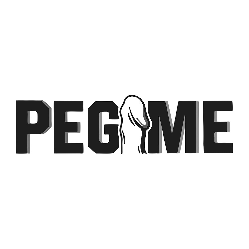 Detalhe de perto da tatuagem tempor�ria 'PEG ME' em preto em alta resolu��o