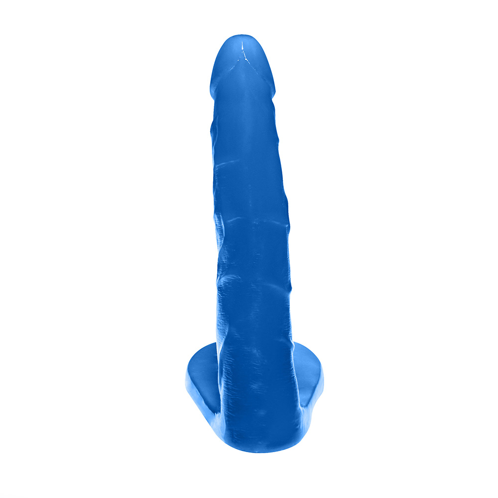 Anel Companheiro Real�stico Longo 15x3cm Azul Transl�cido - vista frontal detalhada