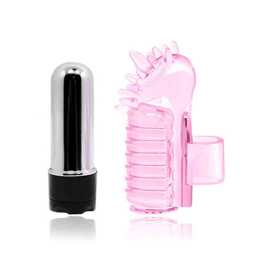 Dedeira Estimuladora em Jelly com Vibro Rosa | Compara��o do estimulador com o bullet vibrat�rio