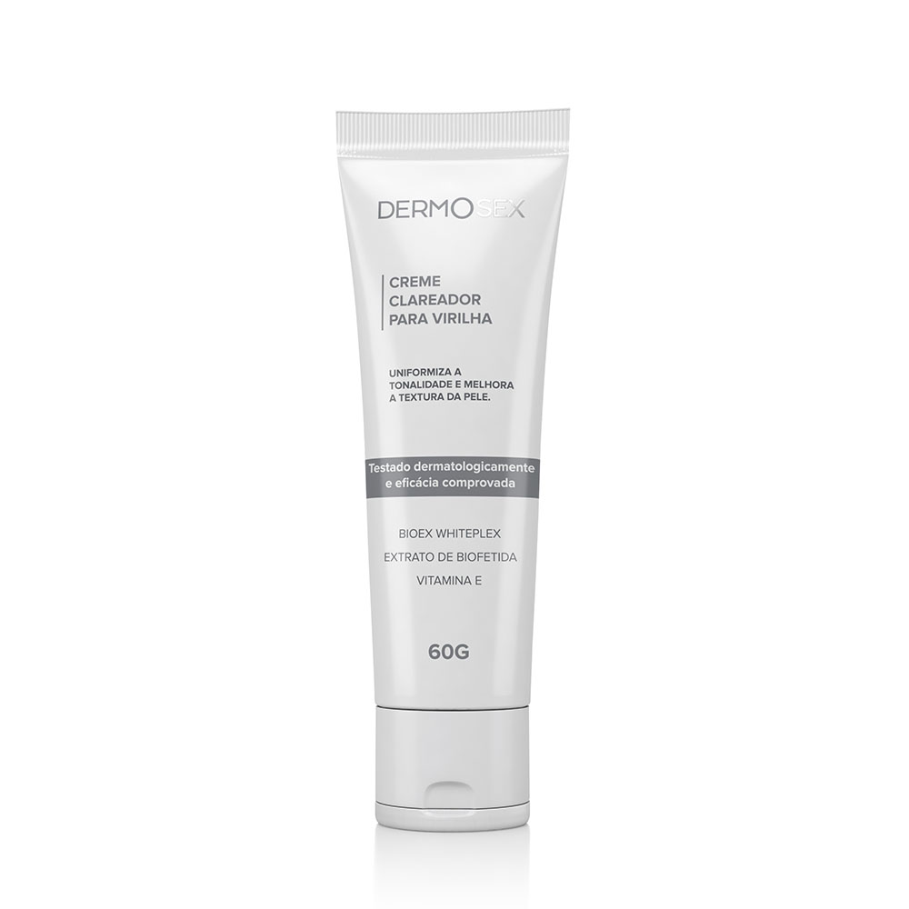 Creme Clareador para Virilha e �nus 60g em vista frontal detalhada