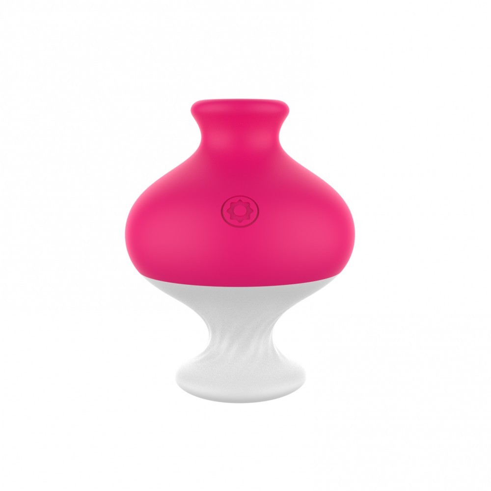 Detalhe do bot�o de controle do Sugador de Clit�ris em Silicone Rosa