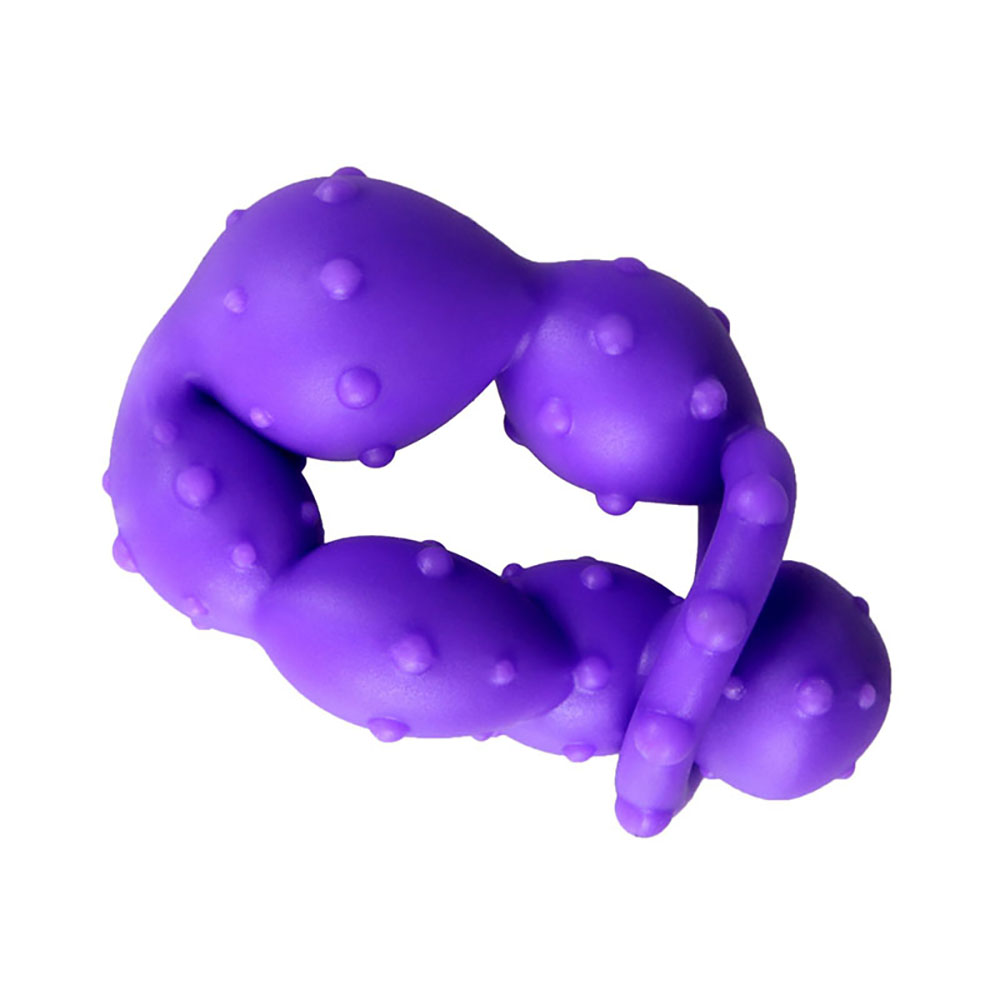 Bolinha Anal em Silicone com Texturas Beads Top Lil�s - detalhe das contas e texturas