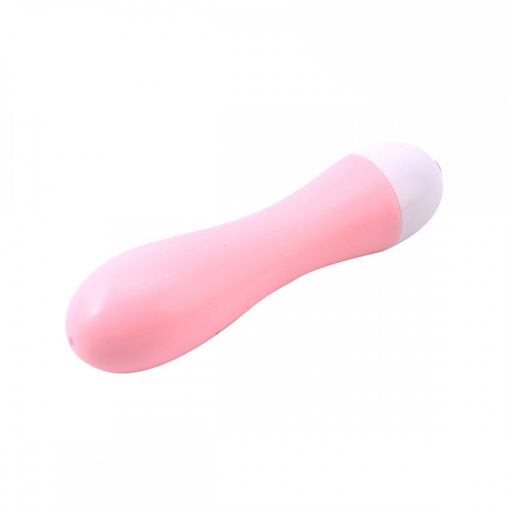 Vibrador Feminino em ABS Rosa com 10 Vibra��es, vista diagonal inferior