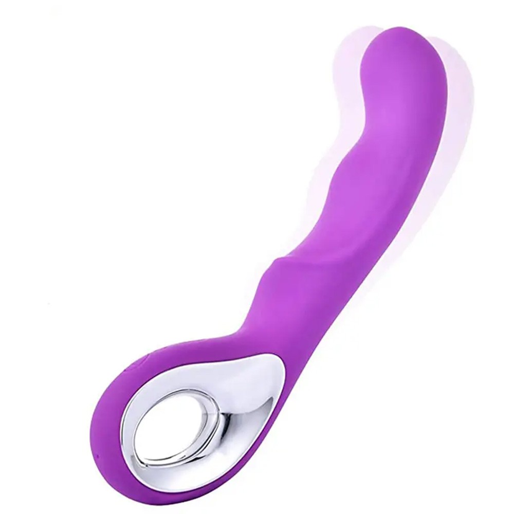 produto | Vibrador Ponto G Roxo com cabo de carregamento