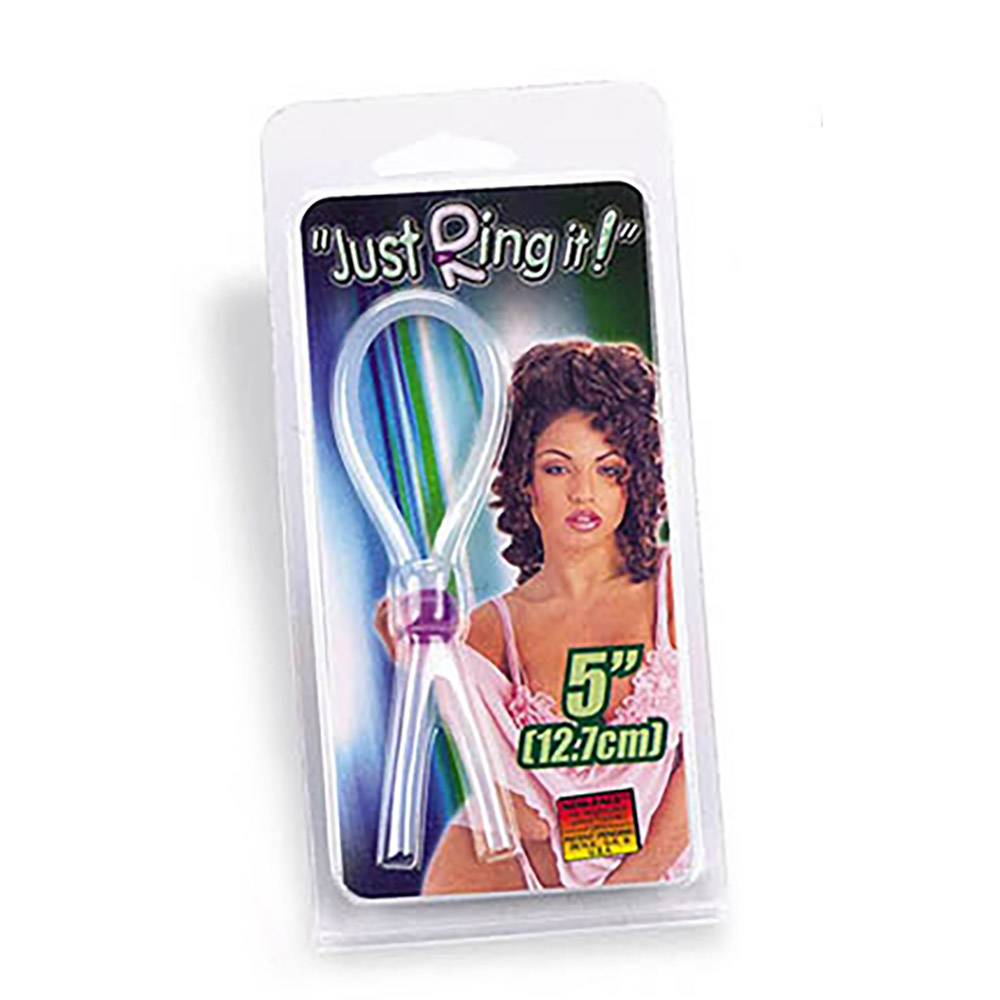 Anel Peniano Just Ring It em Silicone para Ere��o Forte - Vista da embalagem