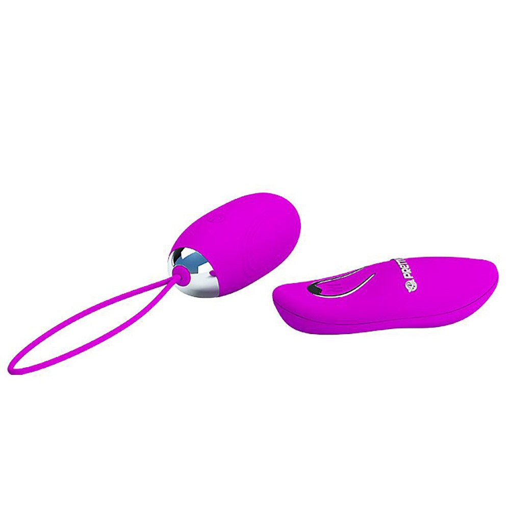 Vibrador Bullet Jenny Pink com al�a de pulso e controle sem fio em vista inclinada