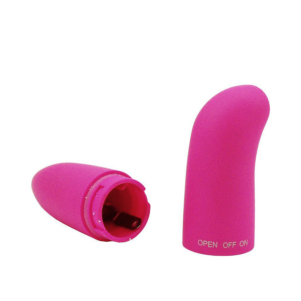 Detelha do mecanismo interno do Vibrador Ponto G Multivelocidade Pink e a textura aveludada